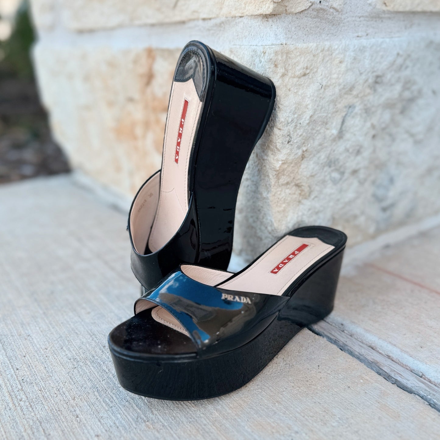 Prada Size 36 Platform Sandals