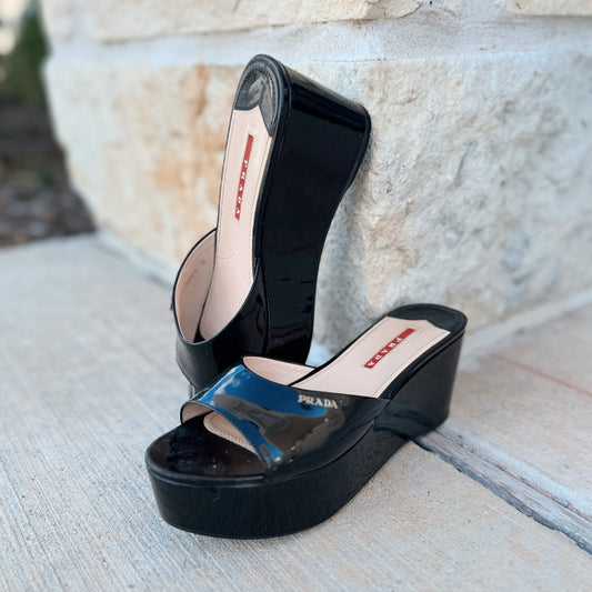 Prada Size 36 Platform Sandals