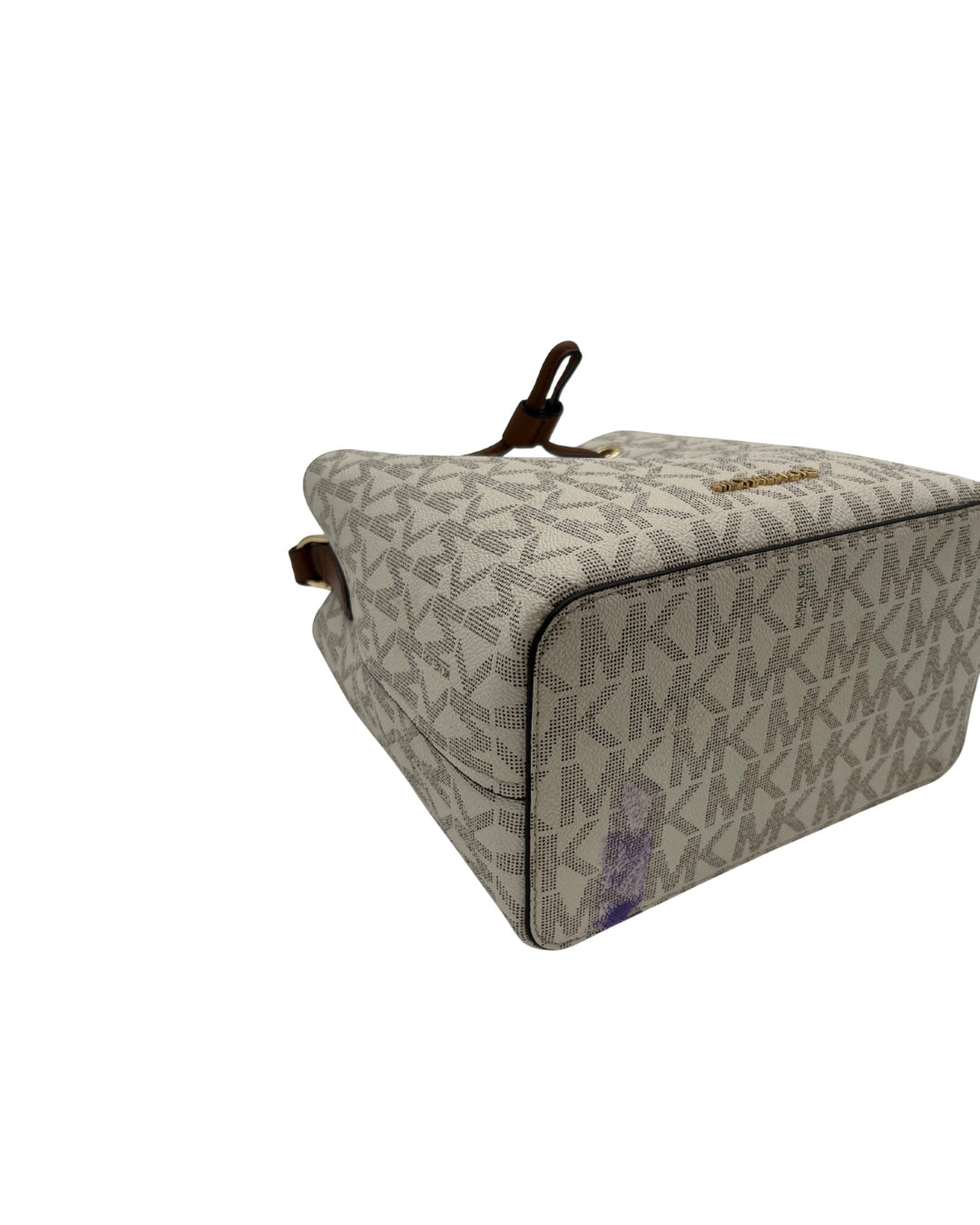 Michael Kors White Bucket Bag