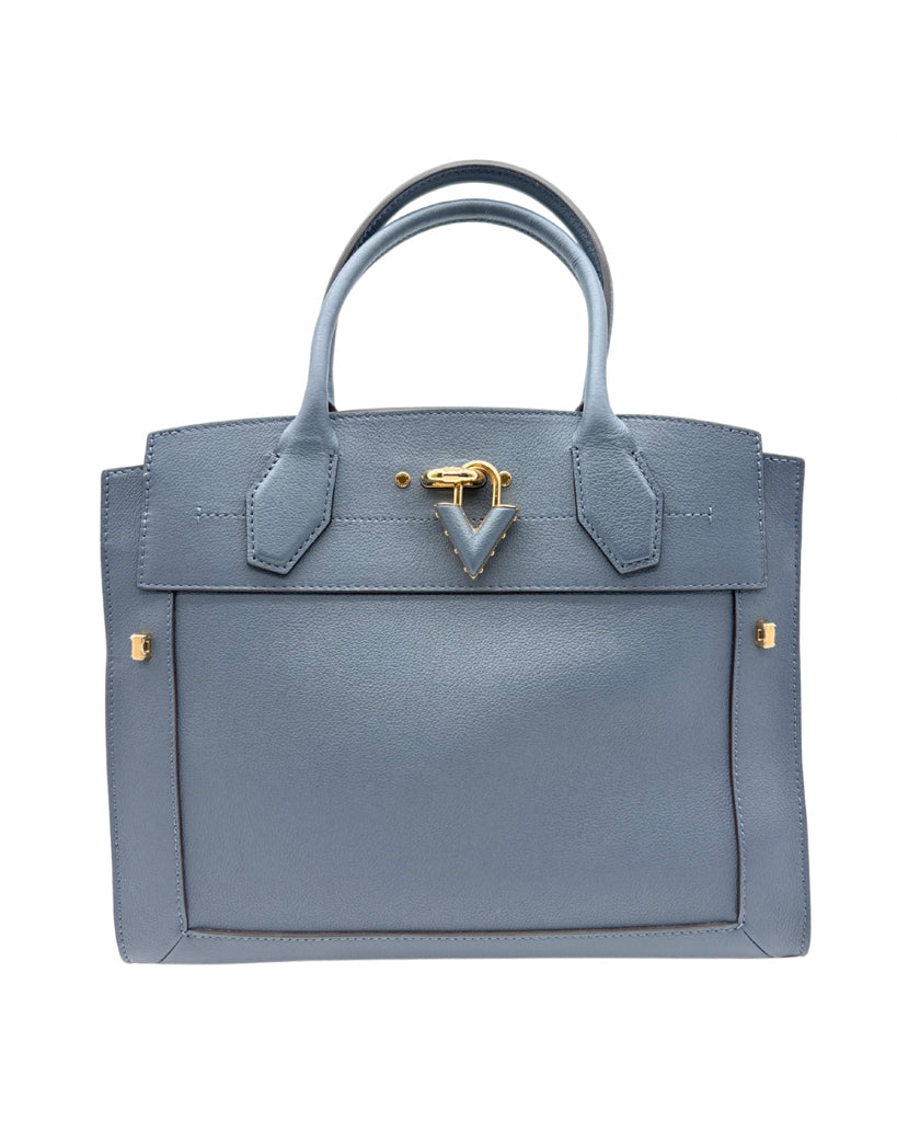 Louis Vuitton Blue Steamer MM