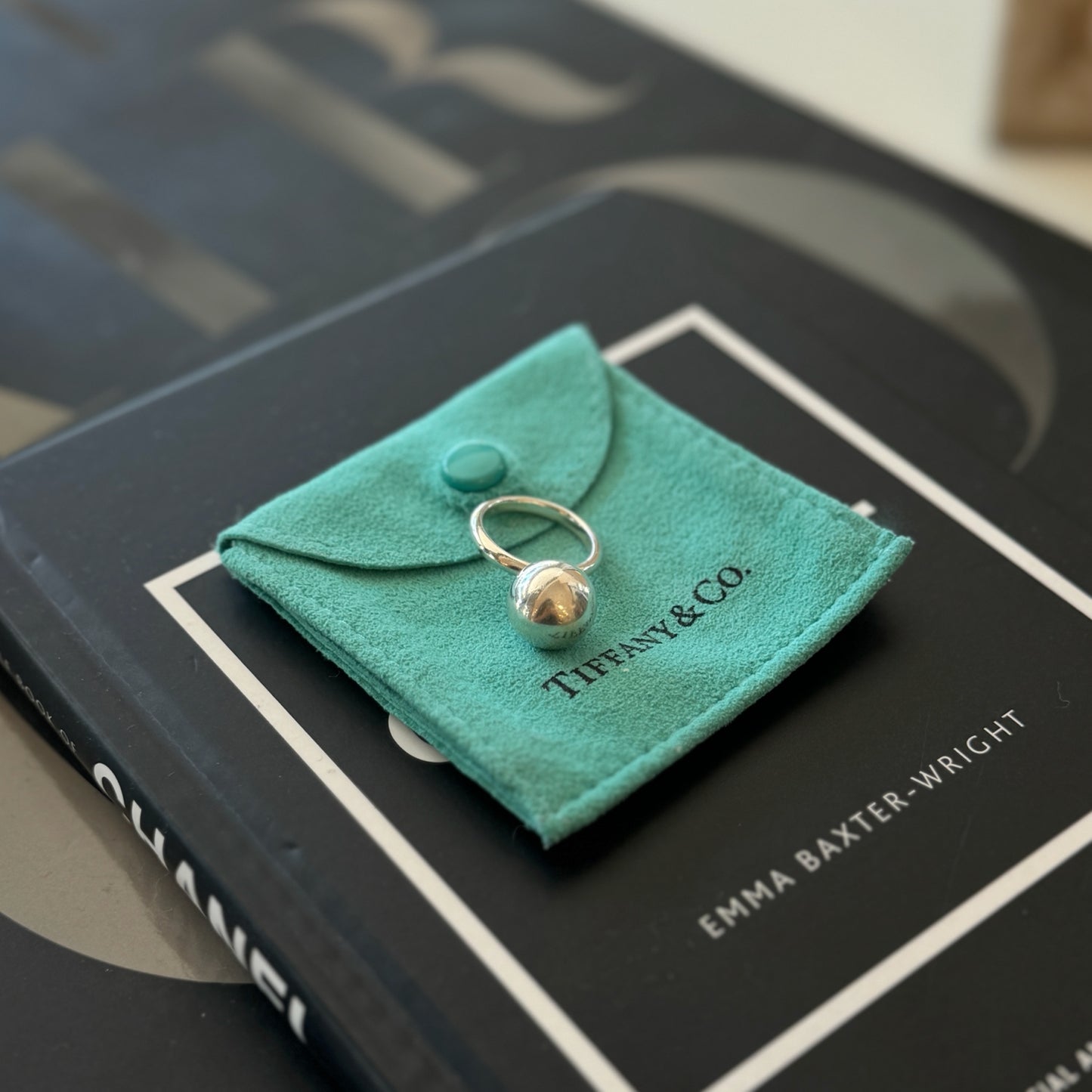 **RECENT MARKDOWN** Tiffany & Co. Size 4 Ball Ring