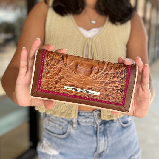 Brahmin Brown Wallet