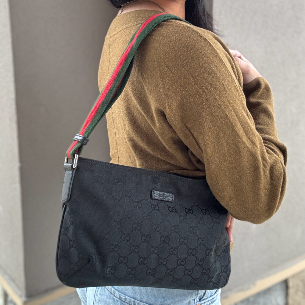 Gucci Black Canvas Crossbody