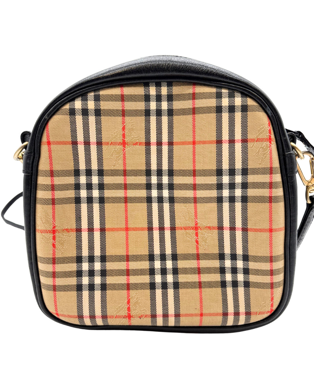 Burberry Brown Plaid Purse