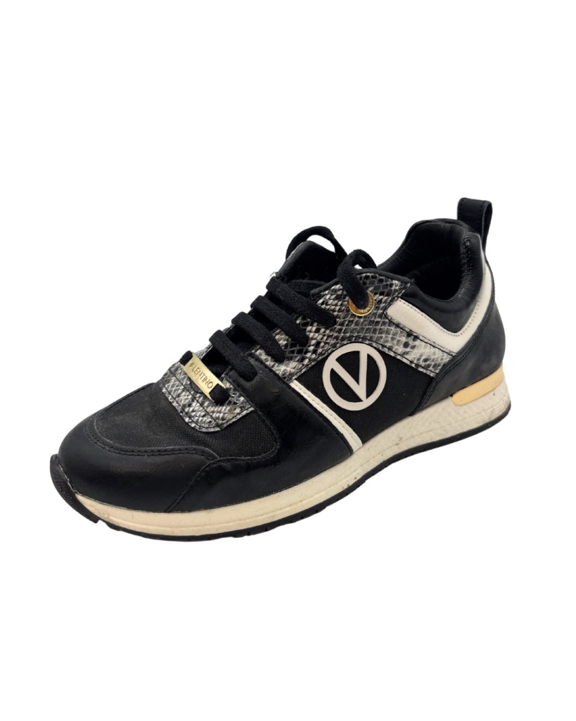 Mario Valentino Size 6 Black Sneakers