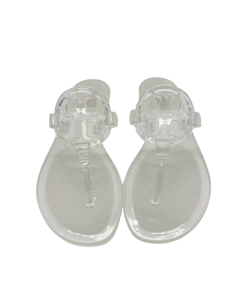 Tory Burch Size 9 Clear Miller Flip Flops
