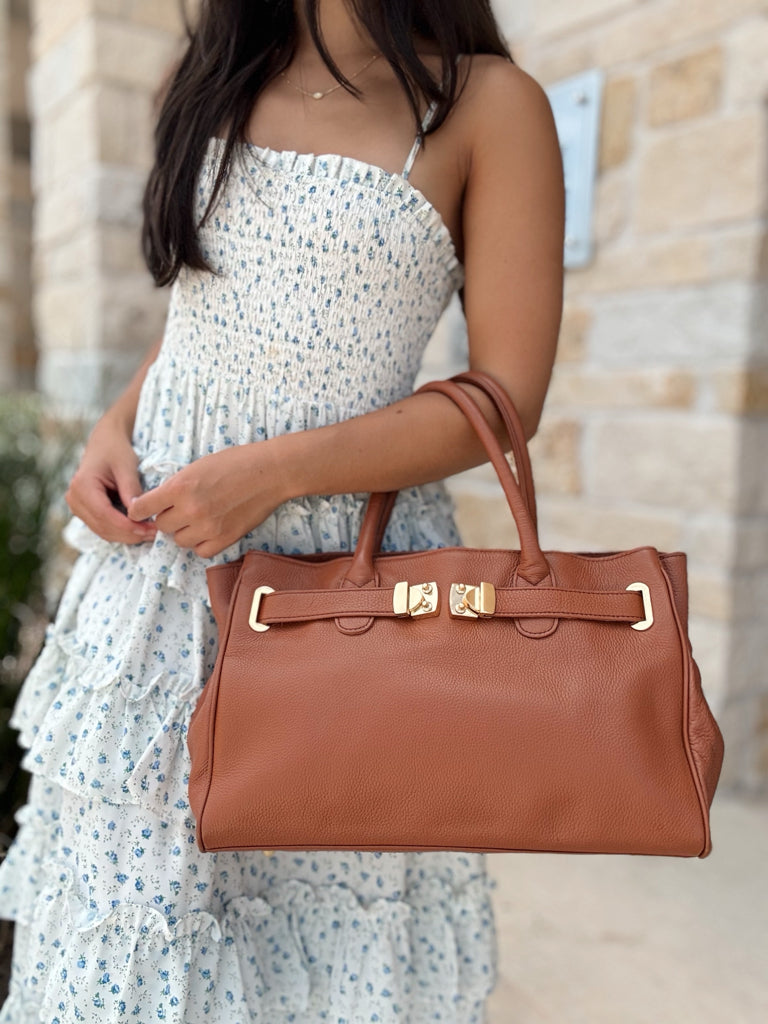 Onna Ehrlich Maya Leather Tote