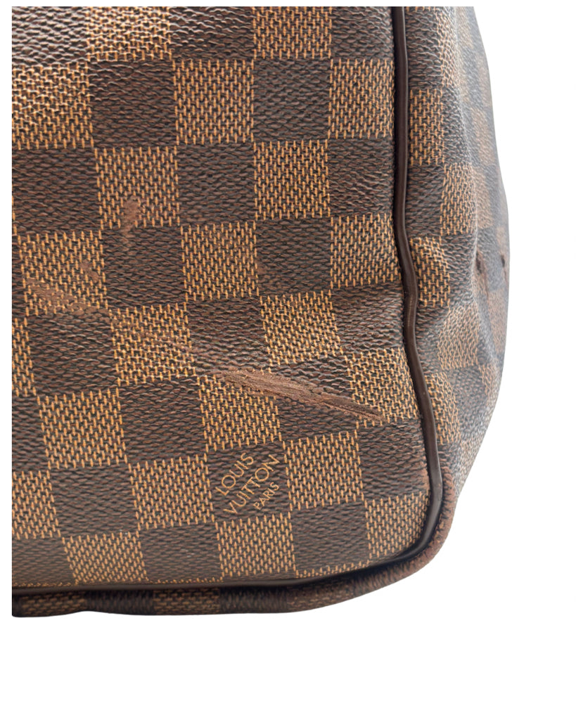 Louis Vuitton Damier Ebene 55 Keepall Bandouliere