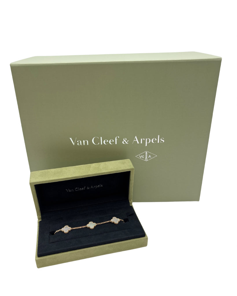 Van Cleef & Arpel Vintage Alhambra Bracelet Retails $5,350