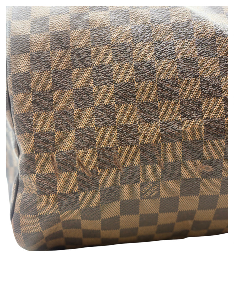 Louis Vuitton Damier Ebene 55 Keepall Bandouliere