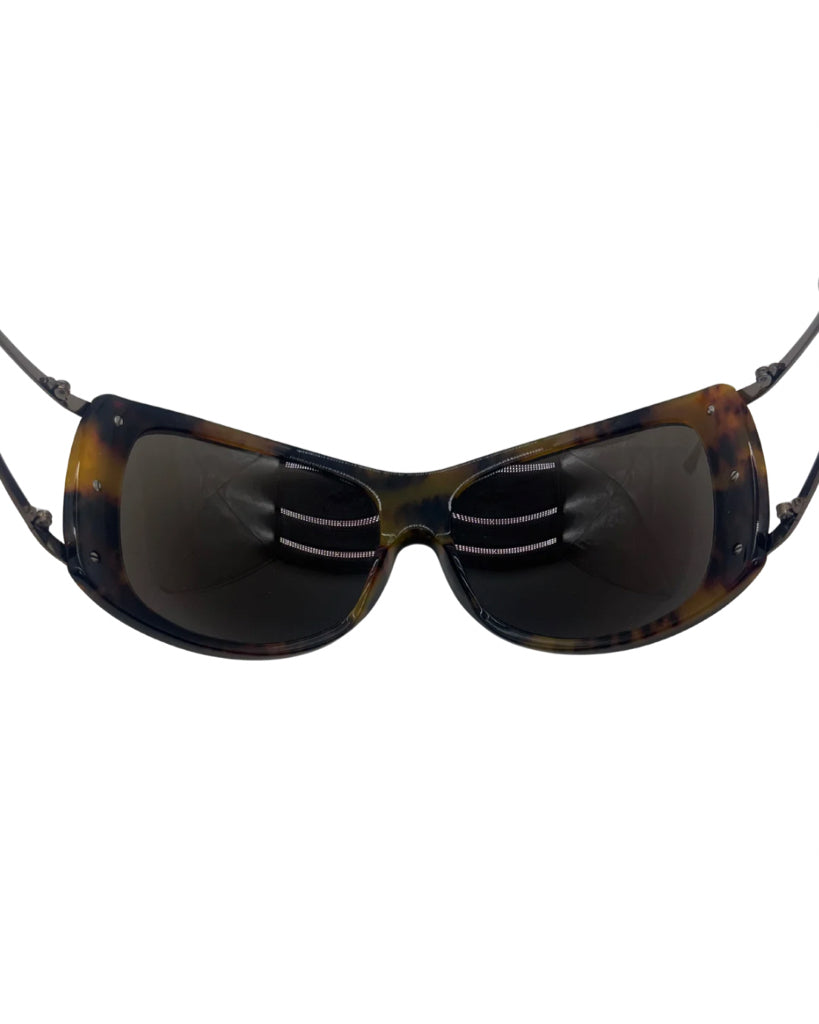 Versace Oversized Tortoise Shell Sunglasses