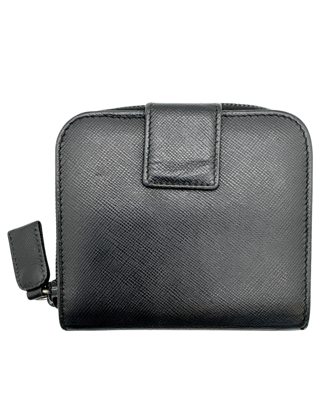 Prada Small Saffiano Leather Zip Wallet