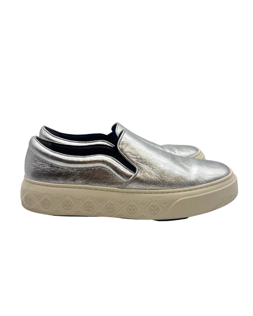 Tory Burch Size 11 Silver Shoes