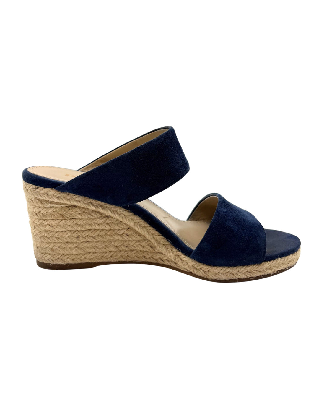 Prada Suede Espadrille Wedge Sandals