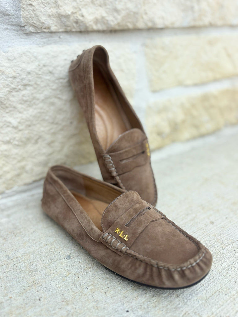 Ralph Lauren Size 8.5 Brown Loafers