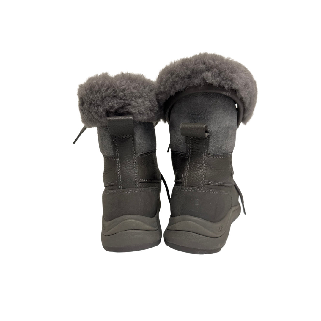 UGG Size 6 Gray Fuzzy Boots