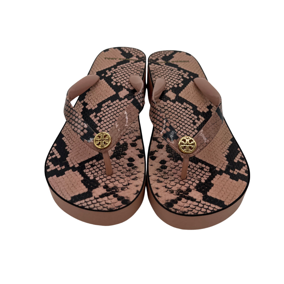 Tory Burch Size 10 Pink Thong Sandals