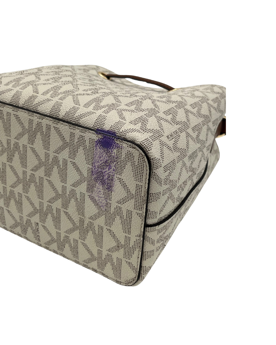 Michael Kors White Bucket Bag