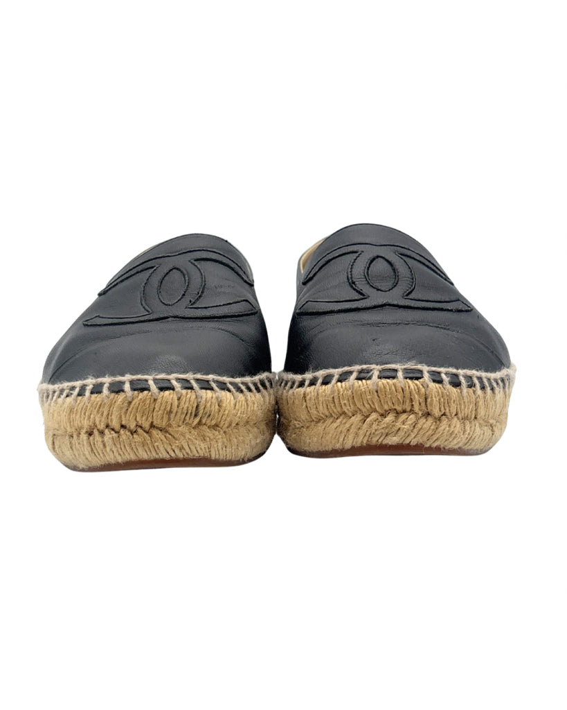 Chanel Size 8 Espadrille Flats