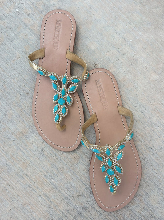 Mystique Size 9 Teal Shoes