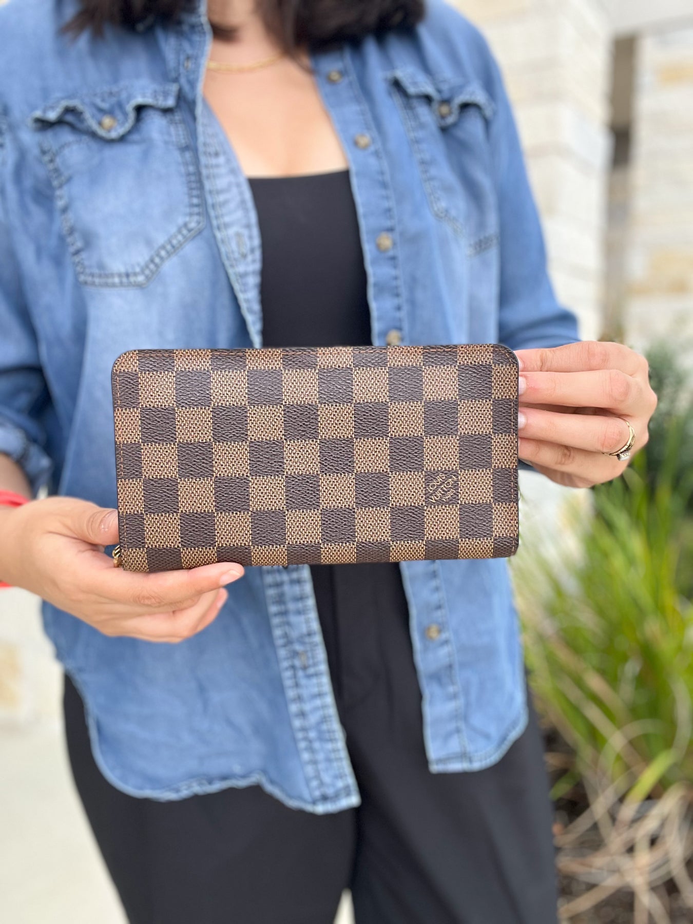 Louis Vuitton Damier Zip Wallet