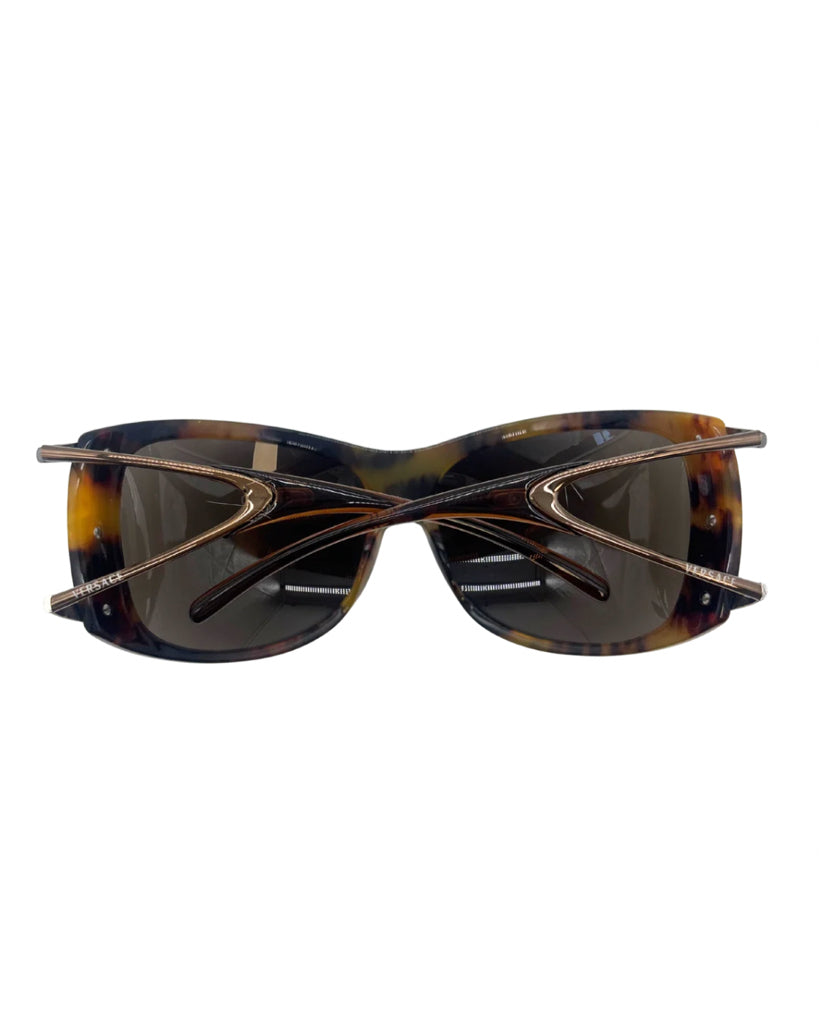 Versace Oversized Tortoise Shell Sunglasses