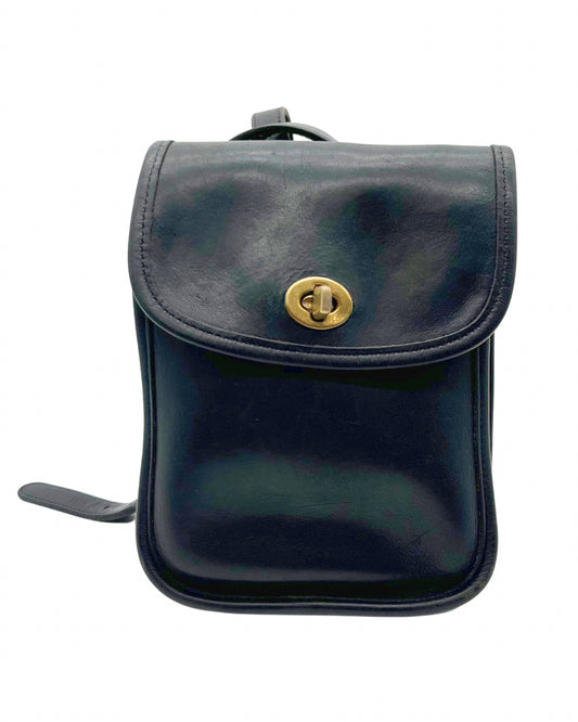 Coach Black Sidepack Crossbody