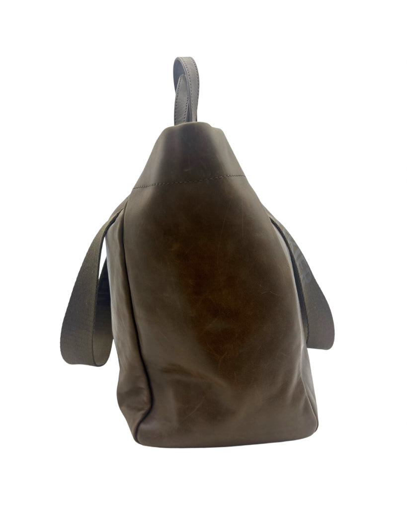 Botkier Olive Leather Tote
