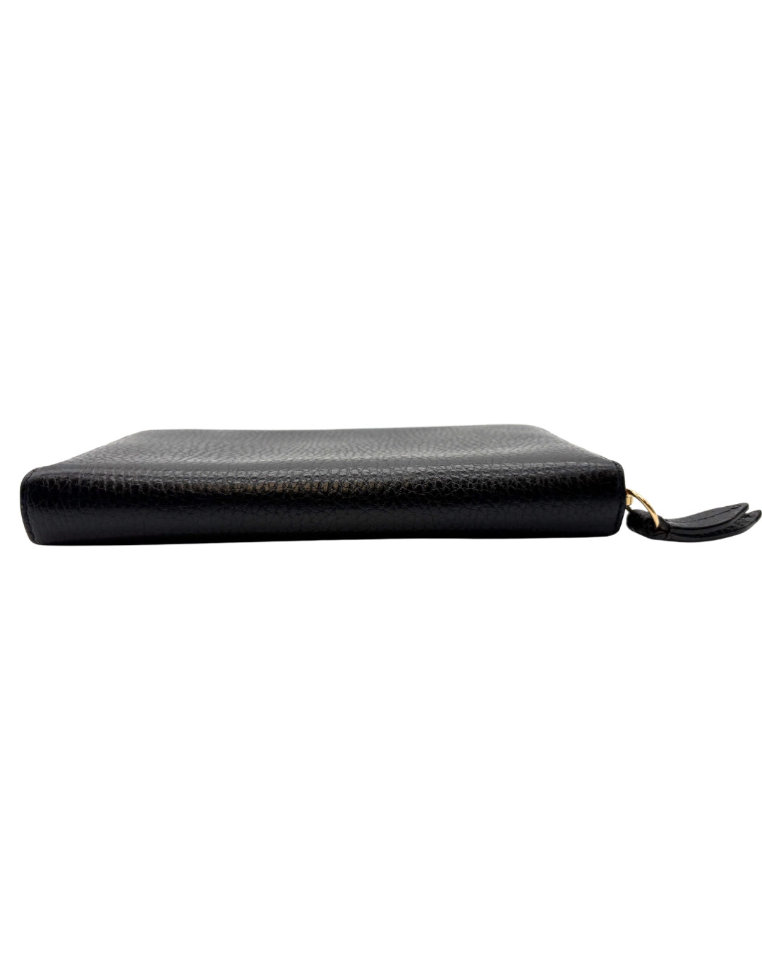 Gucci Pebble Leather Long Zippy Wallet