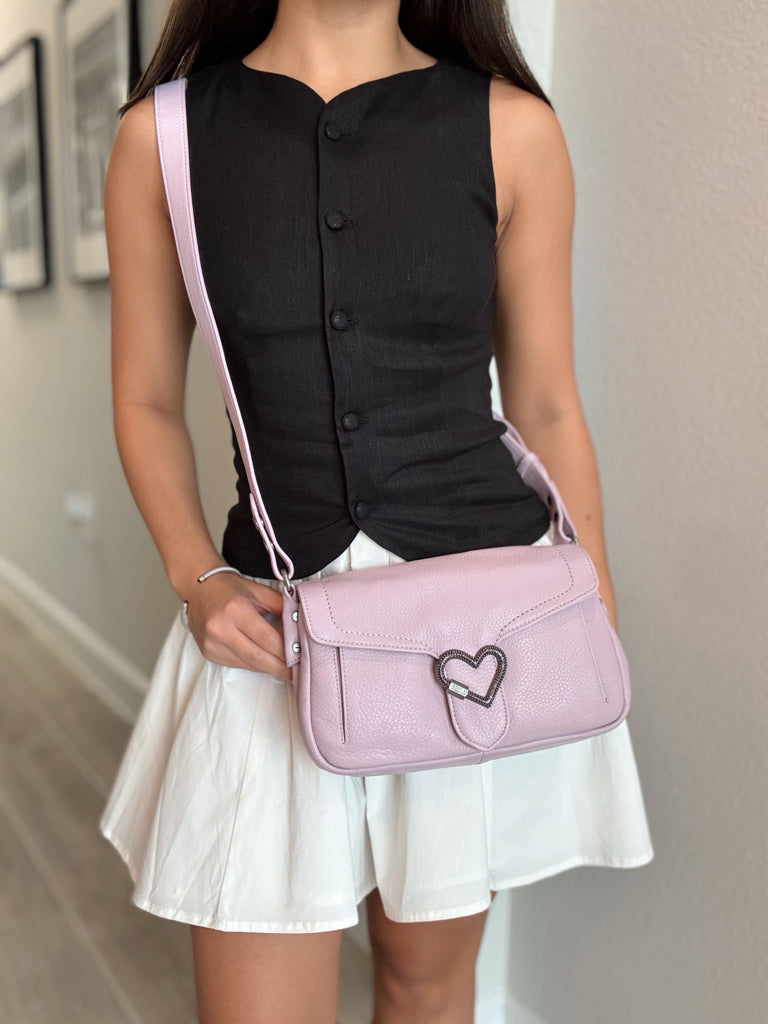 Aimee Kestenberg Pink Heart Purse