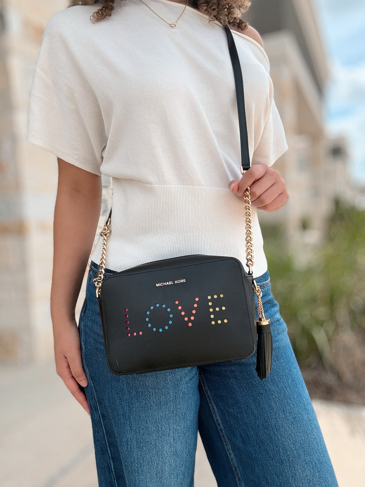 Michael Kors Light Up LOVE Crossbody