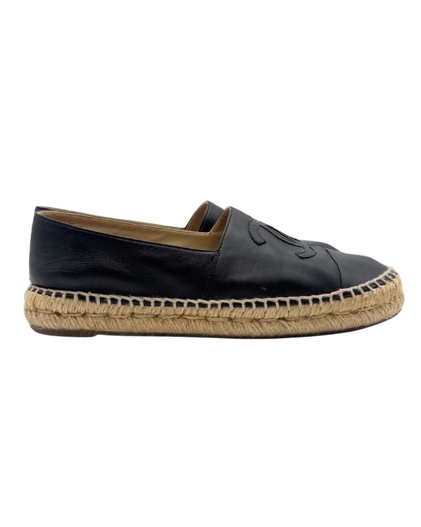 Chanel Size 8 Espadrille Flats