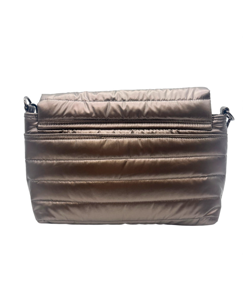 Think Royln Purple Quilted Crossbody