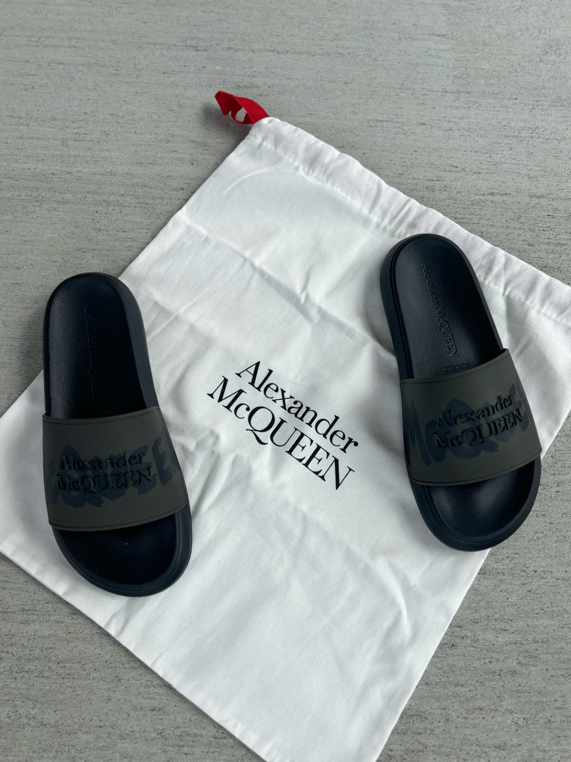 Alexander Mcqueen Size 37 Daku Slide Sandals