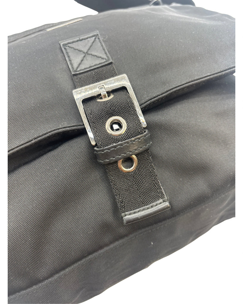 Gucci Nylon Crossbody Messenger Bag