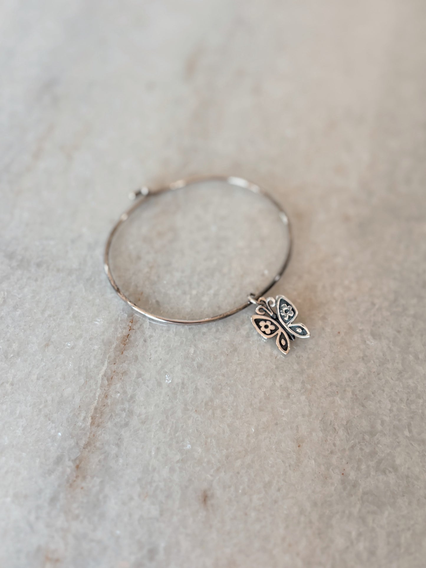 James Avery Silver Butterfly Bracelet