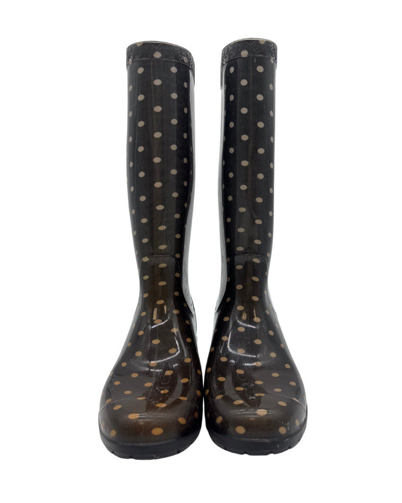 UGG Size 6 Black Rain Boots