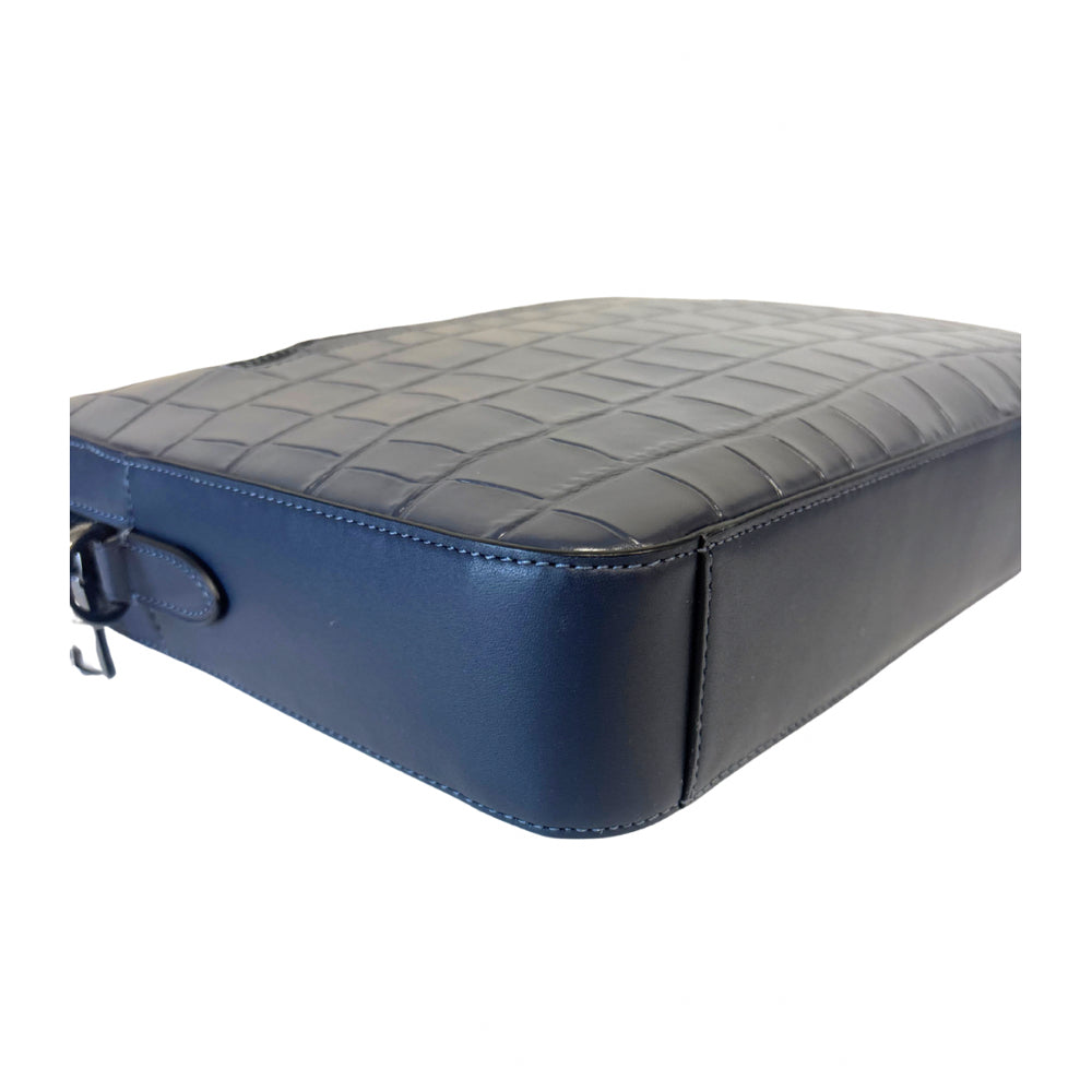 Coach Blue Ethan Slim Briefcase
