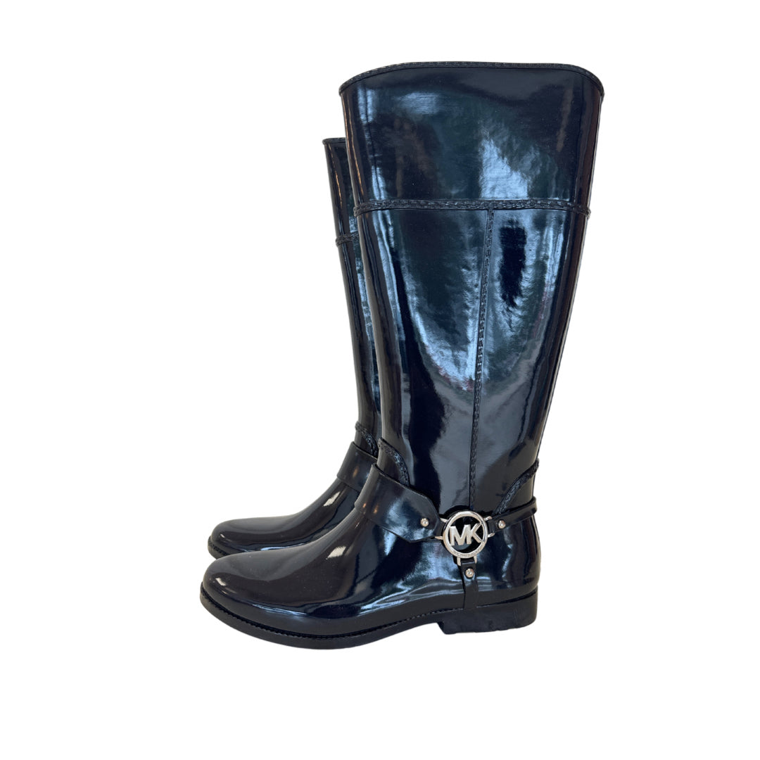 Michael Kors Size 9 Navy Rain Boots