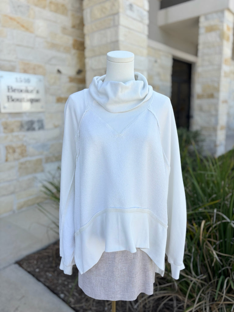 Free People Size Medium Ivory Top