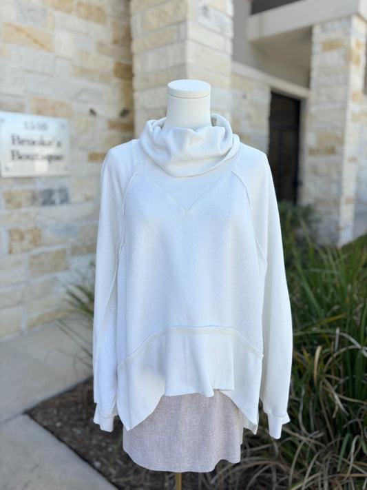 Free People Size Medium Ivory Top