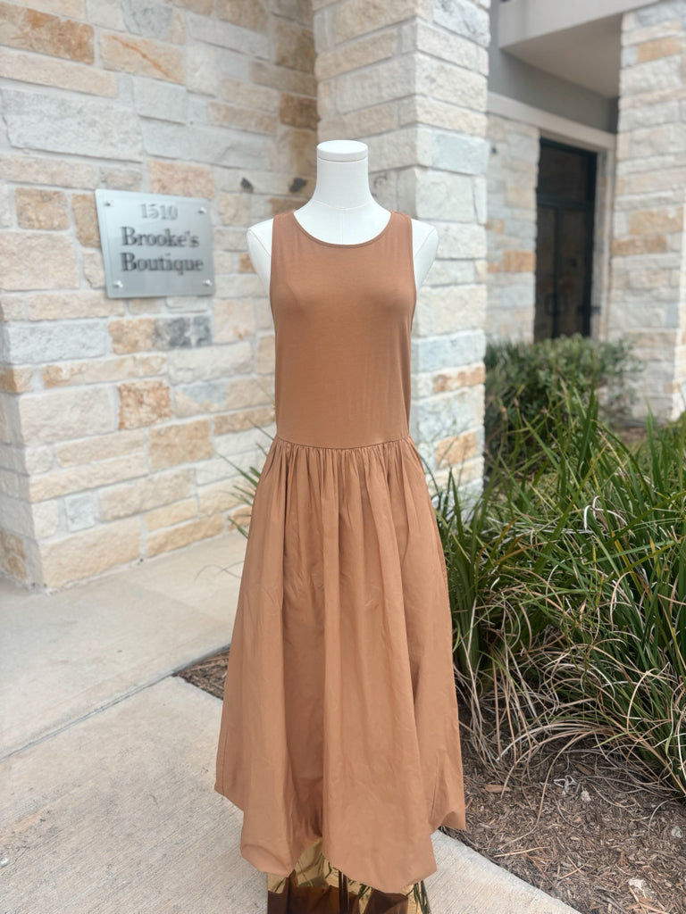 LOFT Size 12 Tan Dress