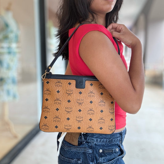 MCM Monogram Shoulder Bag
