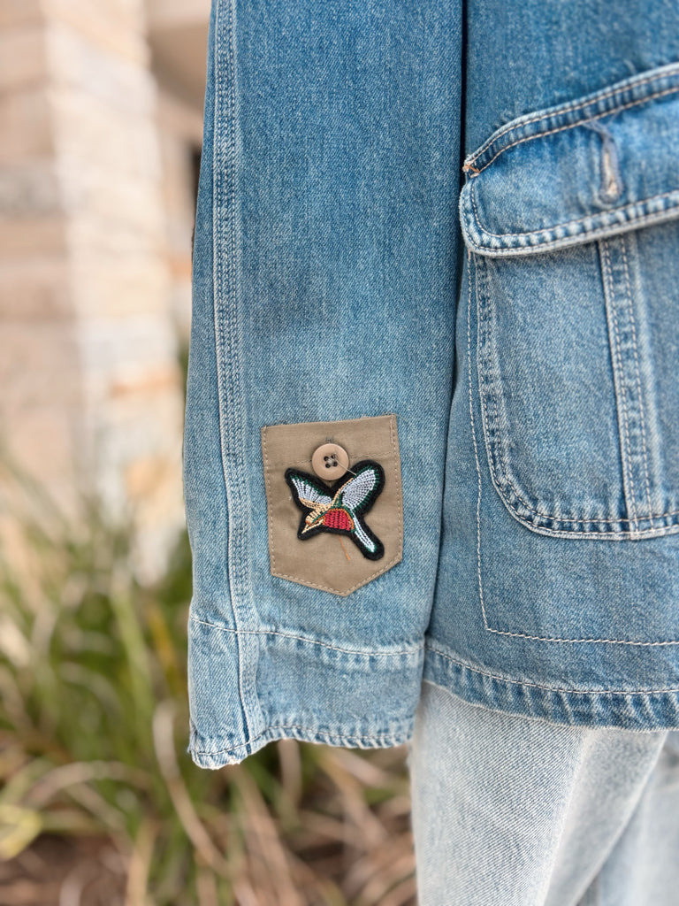 Current Elliot Size Medium Denim Jacket R/$212