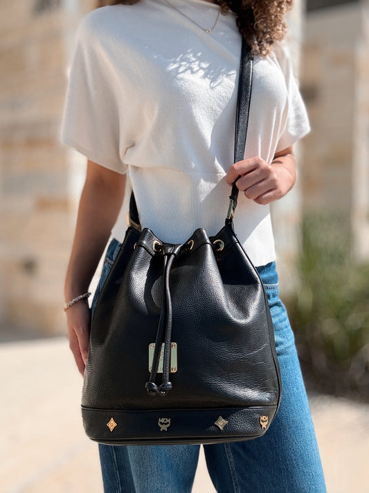 MCM Black Black Bucket