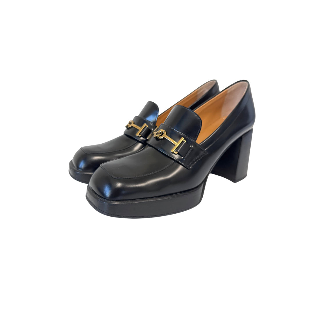 Tod's Size 41.5 Black Loafers