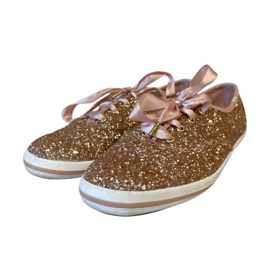 Keds Size 7 Pink Glitter Sneakers