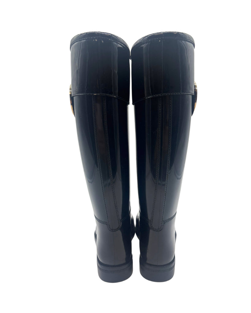 Dior Size 37 Black Rain Boots
