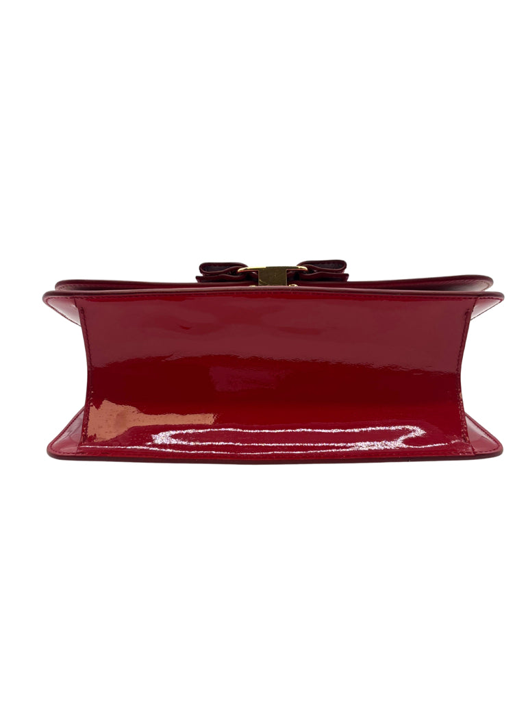 Ferragamo Red Vara Bowknot Crossbody