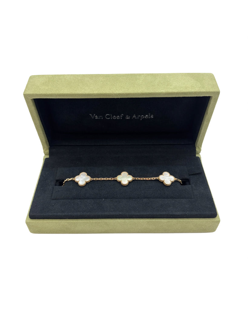 Van Cleef & Arpel Vintage Alhambra Bracelet Retails $5,350